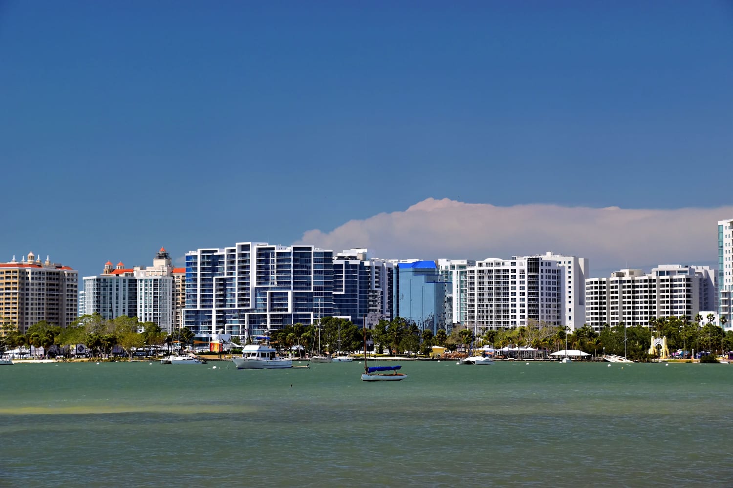Sarasota’s waterfront along Florida’s Gulf Coast